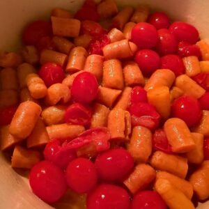 Kits Homemade Veggie Soup carrots tomatoes
