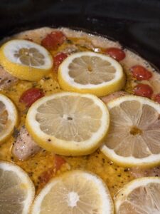 optional lemon slices