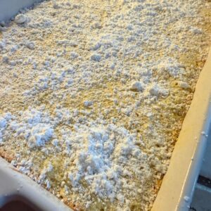 sprinkle powdered sugar